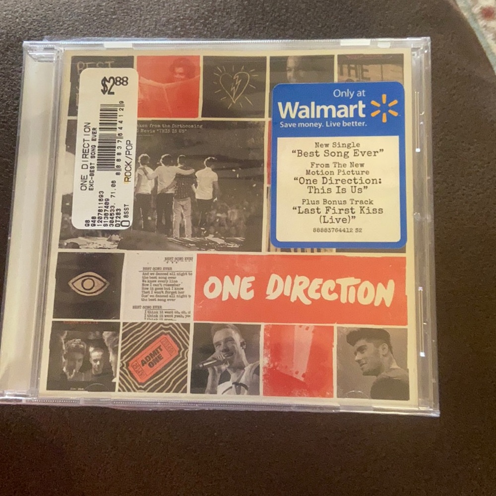 One Directions single on CD “Best Song Ever” NWT UNOPENED - from 2013